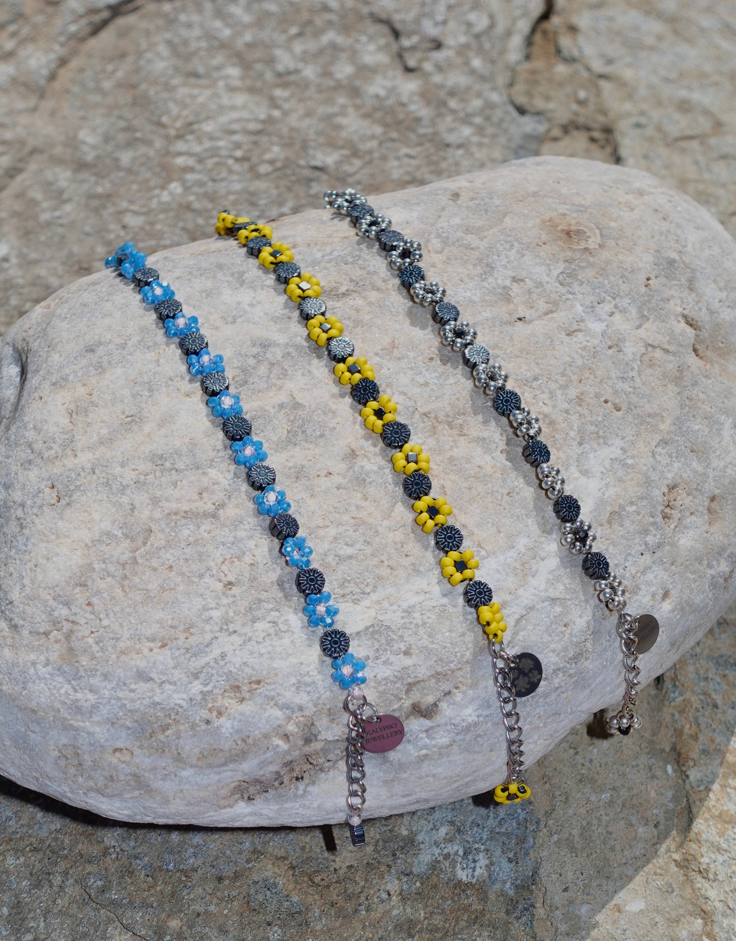 Hematite Bloom Bracelet