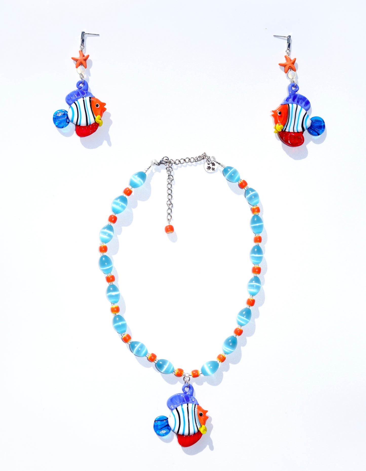 Murano Fish Earrings