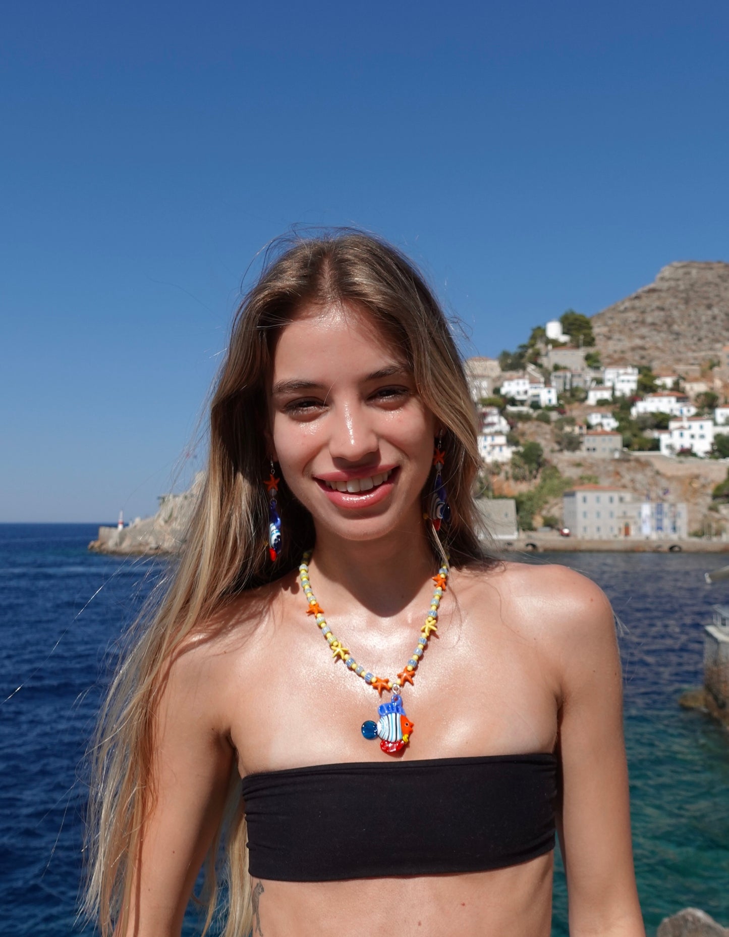 Murano Fish Necklace