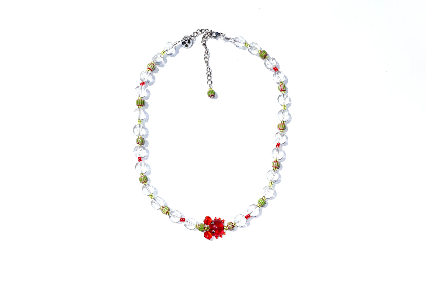 Murano Crab Necklace