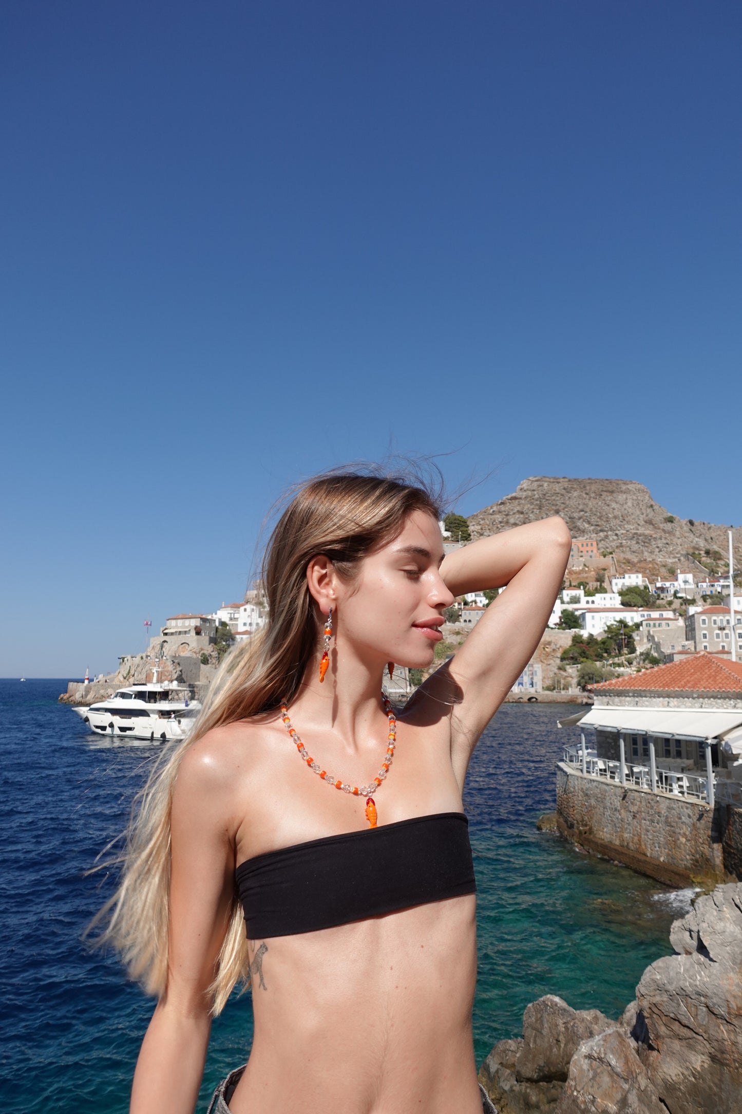 Murano Lobster Necklace