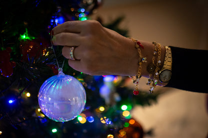 Snowflake and Hematite Bracelet