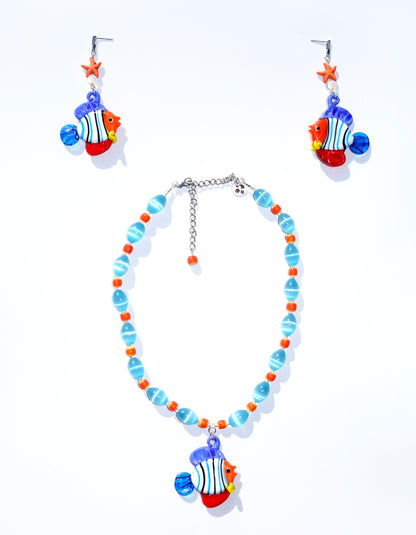 Murano Fish Earrings