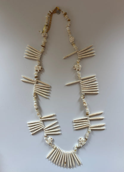 White Howlite Necklace