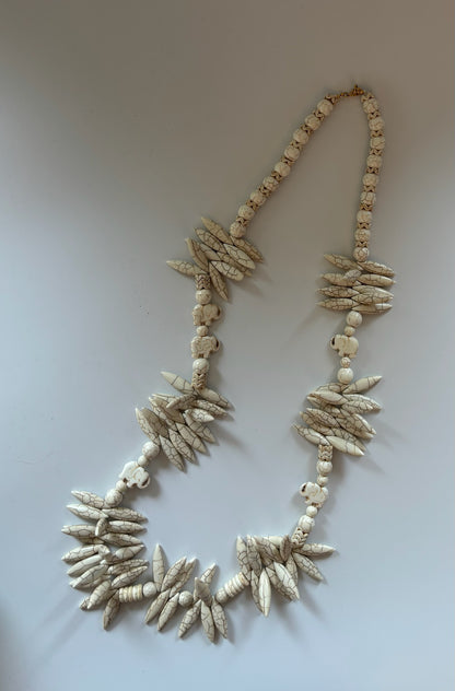 White Howlite Necklace